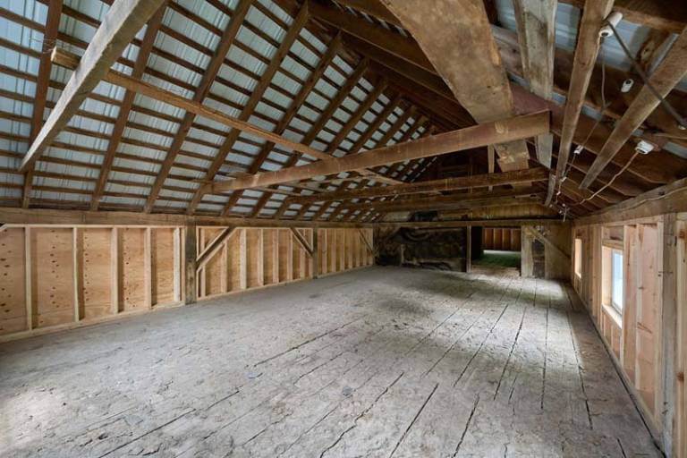 Barn interior