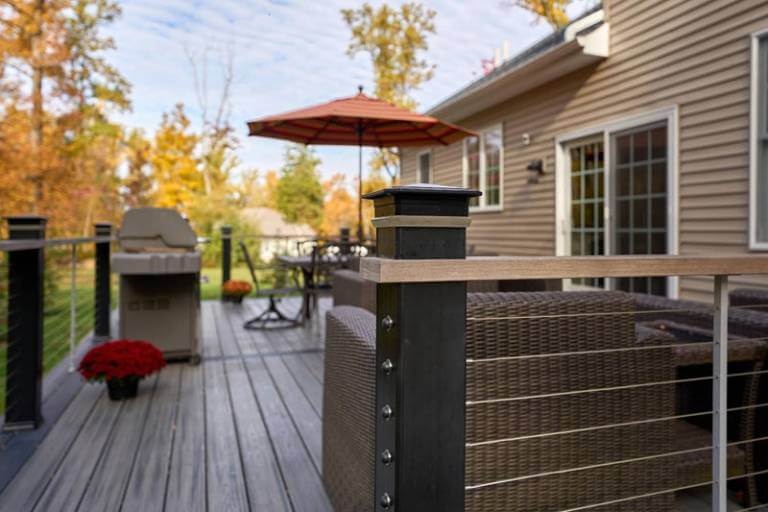 Backyard deck