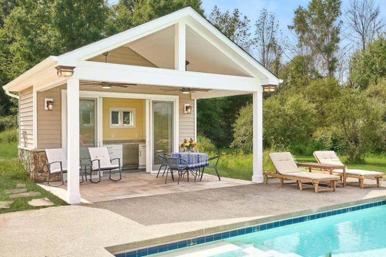 Pool house